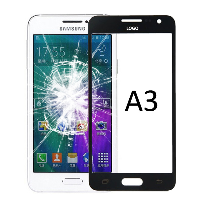 Thay kính Samsung A3 White - Black